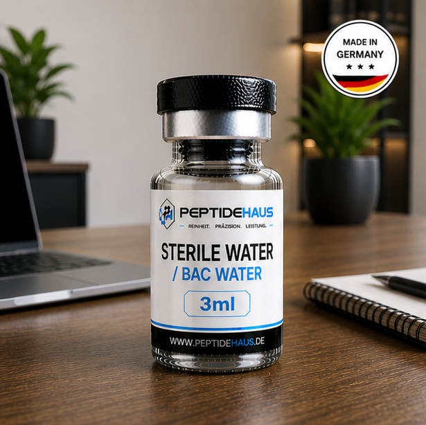 Sterile Water Bac Water support product PeptideHaus