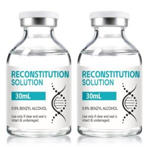 Tiezeeu 30ml Sealed Glass Sample Vials, Set of 2